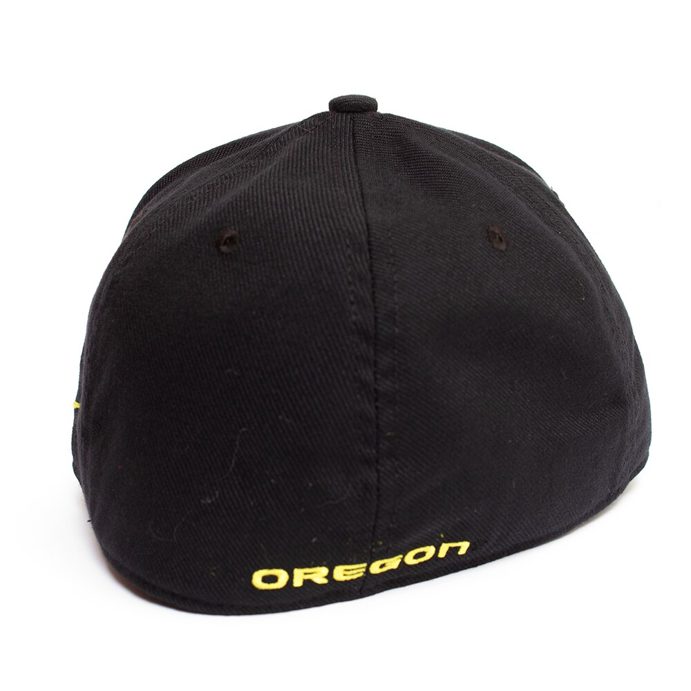 Classic Oregon O, Nike, Black, Curved Bill, Performance/Dri-FIT, Accessories, Men, Classic99, Twill, Flex-FIT, Hat, 335157